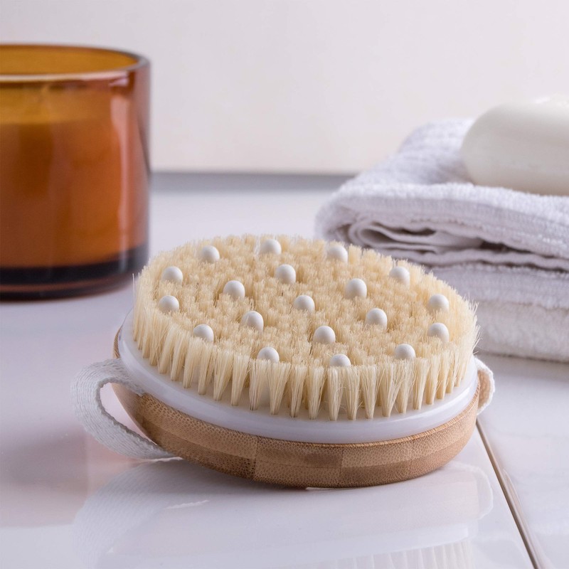 PARSA Beauty Bamboo Massage Brush / Exfoliating Brush FSC® Certified