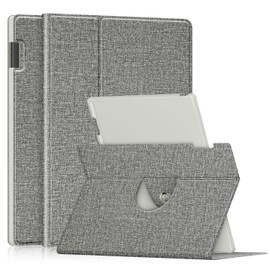 DINGGUAGUA Case Compatible with Remarkable Paper Pro 11.8 Paper Tablet 2024, Rotating Protective Case with Pen Holder, Grey