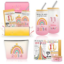 Unique 11th Birthday Gifts for Girls 11 Year Old Girl Birthday Gift Set Ideas 2014,Cool Things for Aged Eleven Years Trendy Birthdays Present for Teen Girl, Happy 11th Birthday Decorations for Girls