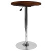 Flash Furniture 23.5Rd Wood Adj Table In