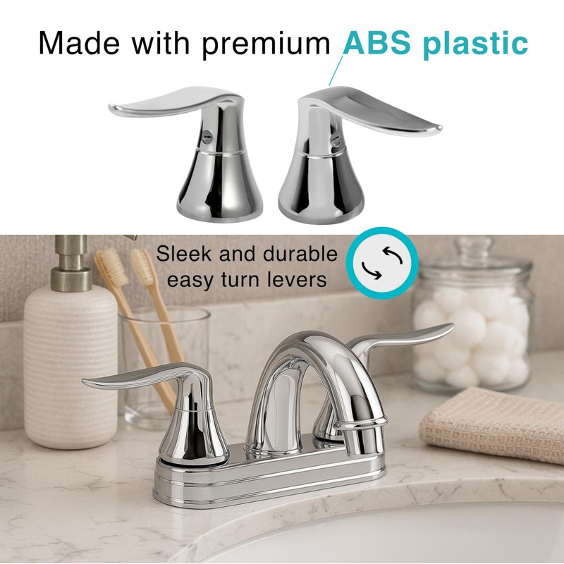 Dura Faucet Elegant Style Lever Handles (Brushed Satin Nickel)