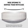 Popular Bath Modern LINE, Waste Basket, Grey