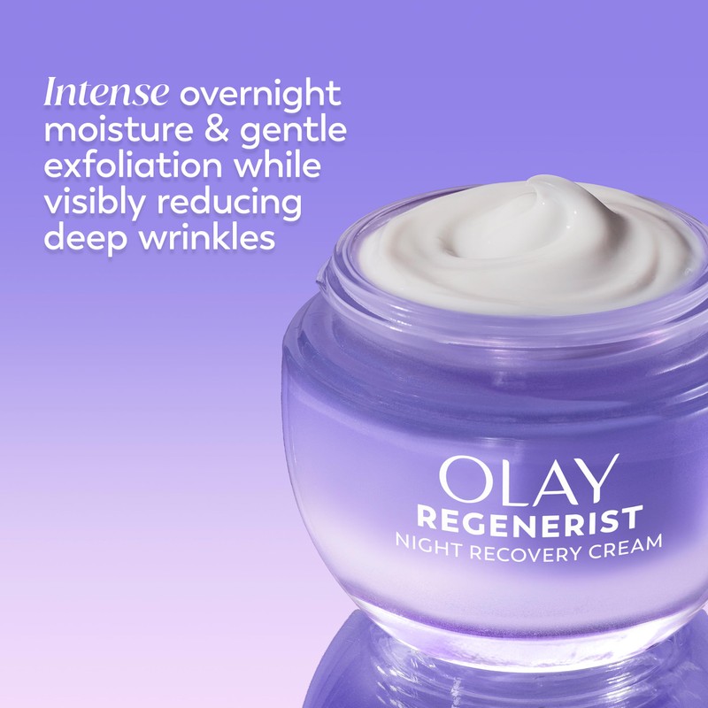 Olay Night Cream for Face, Anti-Aging Face Moisturizer for Women