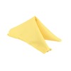 WedDecor 20 Inch Lemon Yellow Cotton Polyester Table Napkin for