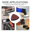 VRKET 133PCS Oscillating Tool Sanding Pads Kit,125 Sandpaper, 2 Triangular
