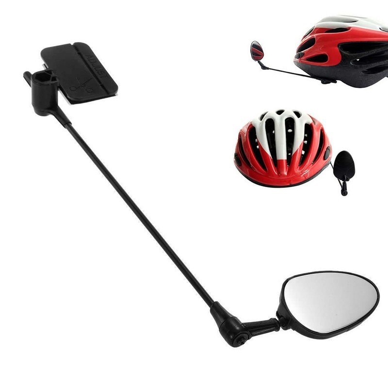 1 Pair Bicycle Helmet Rearview Mirror 360° Adjustable Bike Cycling