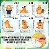 CJiangpo 120Pcs Groundhog Mini Erasers for Kids Bulk 6 Styles
