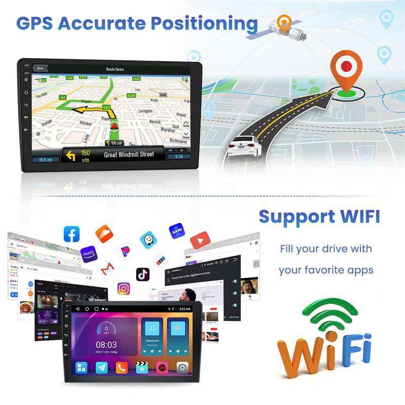 Inefala [2+64GB] Android 15 Car Radio for Jeep Compass 2017-2020