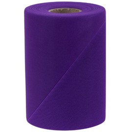 Falk Fabrics Tulle Spool, 6-Inch by 100-Yard, Purple