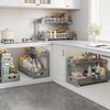 Biboraya 2 Pack 19IN Depth Under Sink Storage Organizer, Large