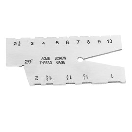 29 Degree Screw Thread Gauge Stainless Steel Grinding Gage Inspection Measuring Tool