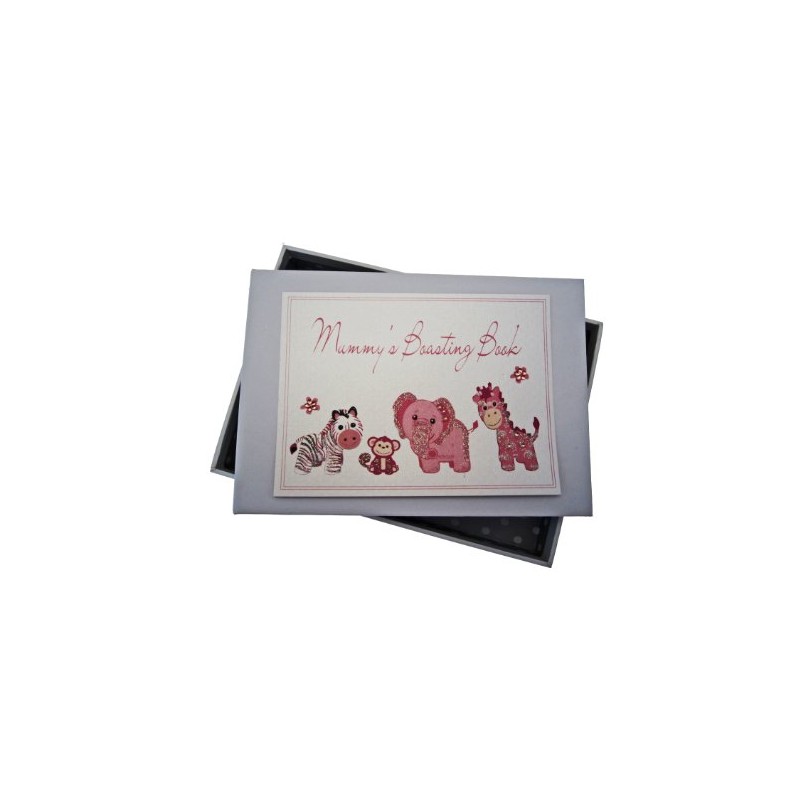White Cotton Cards Mummy's Boasting Book Photo Album (Tiny, Pink)