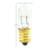 Bulbrite 708115 15T4/130V 15W Incandescent Appliance & Amusement T6 Tubular