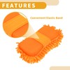 Partuto 1 Pc Universal Car Wash Mitts Chenille Cleaning Sponge