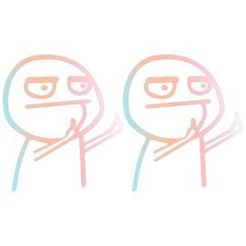 SWYSGS Pack of 2 Anime Stickers, Car Stickers, Anime Decorative Cartoon Stickers for Car, Bike, Laptop, Window, Waterproof Vinyl Sticker, Funny Stickers