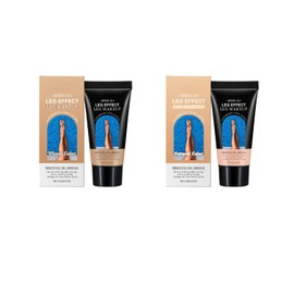 2pc Leg Makeup Lotion, Waterproof No Transfer,Leg Veins Body Scar Tattoo Cover up Makeup Long Last Foundation,#2 MEDIUM GLOW
