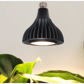 VALIKIY Grow Lights for Indoor Plants, 40W LED Full Spectrum Grow Bulb, 3000K Warm White (E26/E27), CRI 97+, Non-Dimmable, for Houseplants in Low-Light Rooms, Black