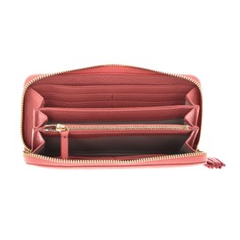 Coccinelle Tassel Zip Around Wallet Camelia, Camelia