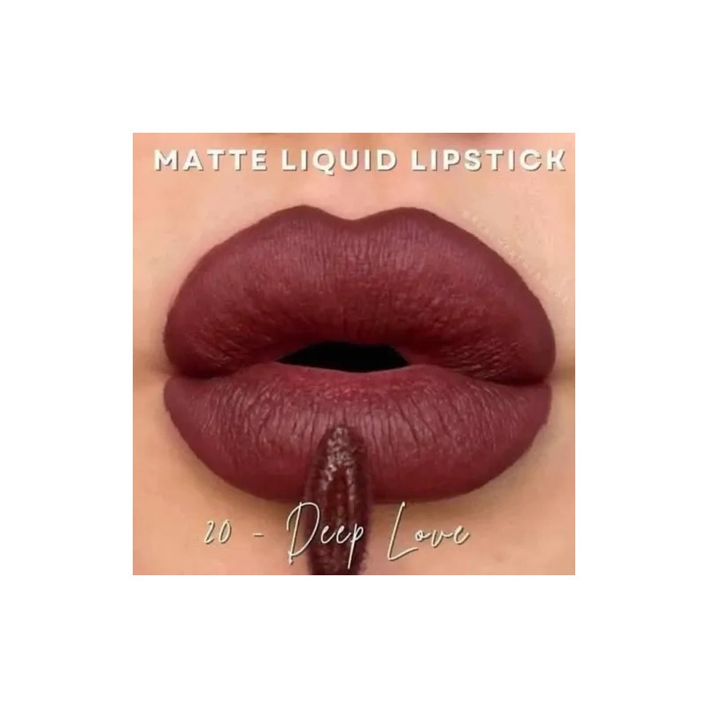 Labial Farmasi Frm Matte Liquid Lipstick Color Deep Love Deep