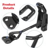MiJunHD Adjustable Toggle Clamps, 2Pcs Quick Release Metal Pull Latch,