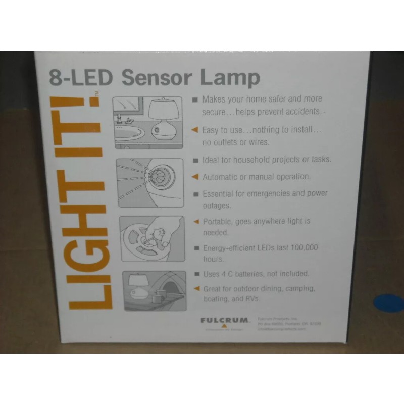 Fulcrum 8 LED Sensor Lamp (Battery)