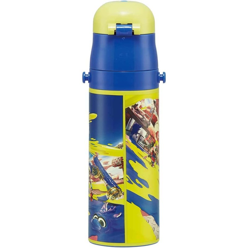 Skater SDC4-A Water Bottle, 16.5 fl oz (470 ml), Splatoon