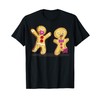 Cartoon Gingerbread Men Fun Characters For Children T-Shirt