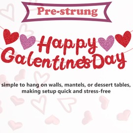 Happy Galentine's Day Banner Galentines Day Decorations