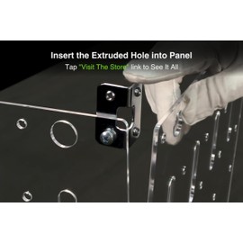 GuineaLoft™ L4 Bracket Set - 4-Hole L-Shaped Bracket Set w/ 4 Brackets and 16 Screws - Guinea Loft Exclusive