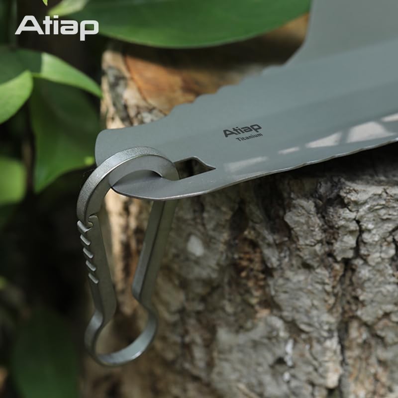 ATiAP Titanium Trowell - Ultra Lightweight Compact Shovel Ideal for
