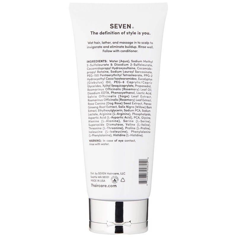 SEVEN Hair Care Cubica Clarifying Shampoo for Women & Men,