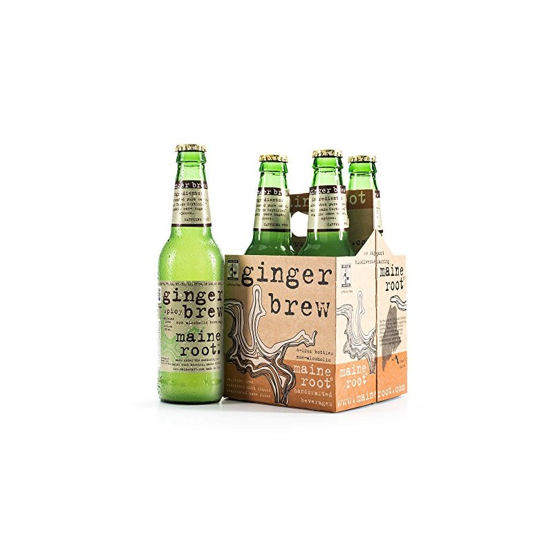Maine Root Hand Crafted Ginger Brew Soda, 12 fl oz