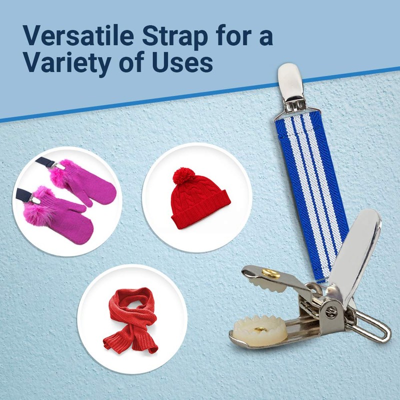 HOLD'EM Elastic Scarf and Hat Clips Attacher with Extra Heavy
