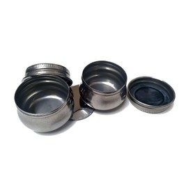 Studio 22 Artists Stainless Steel Double Dipper for Paint, Mediums, Oils & Solvents