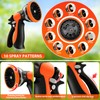 Garden Hose 50 ft x 5/8 with 10 Functions Leak-Proof