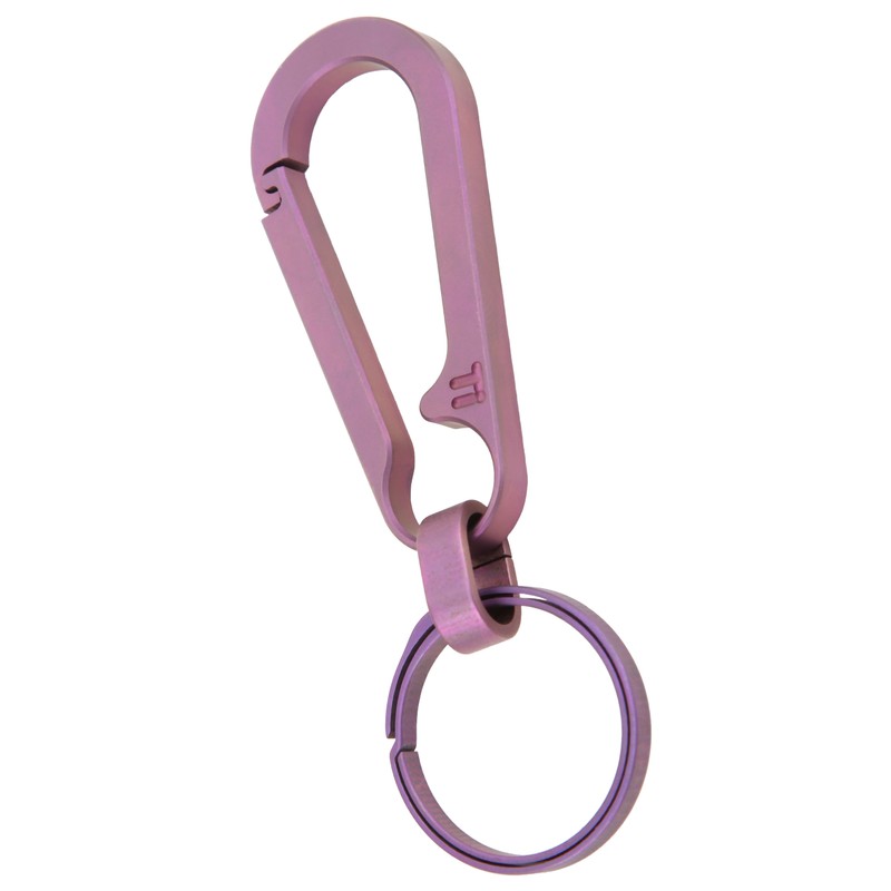 Lightweight Titanium Alloy Key Chain Waist Hanging Keyring Outdoor Climbing