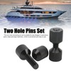 Zerodis Aluminum 2 Hole Flange Alignment Pin Dowel Pin Easy