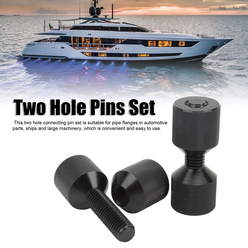 Zerodis Aluminum 2 Hole Flange Alignment Pin Dowel Pin Easy