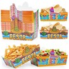 24 Pcs Mexican Food Paper Trays Candy Chips Popcorn Disposable