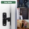 Barn Door Lock Hardware, 90 Degree Right Angle Gate Latches