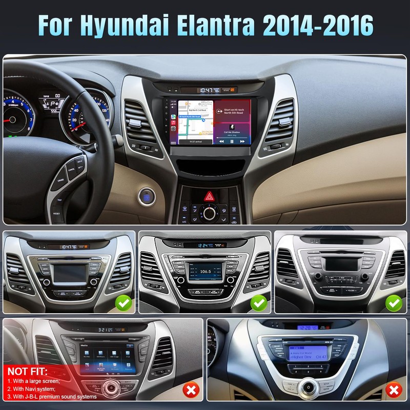 Naifay Android Car Stereo for Hyundai Elantra 2014 2015 2016
