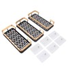 Shower Storage Rack 3 Layers Punch Free Rectangle Aluminum Shower