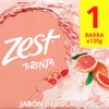 ZEST Jabón de tocador Toronja y Albahaca de 135 g