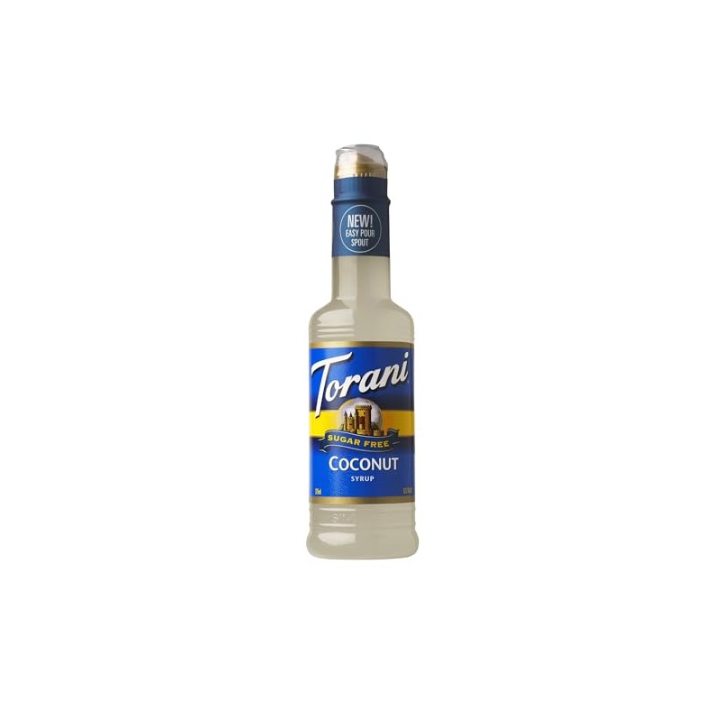 Torani Coconut Syrup, Sugar Free, Kosher, 12.7 Fluid Ounce (Pack