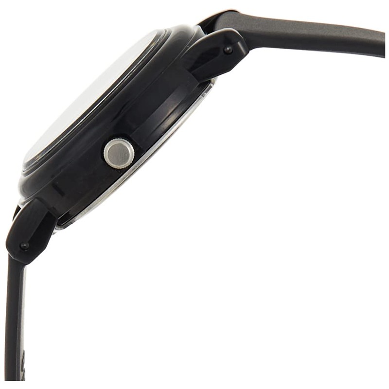 Casio Women's Core Black Resin Quartz Watch with White Dial,