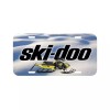 Amel Skidoo Ski Doo Snowmobile Vehicle License Plate Front Auto