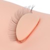 2 Pairs Replacement Eyelids for Lash Mannequin Head, Removable Realistic