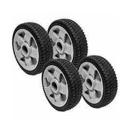 Genuine Toro OEM 4-PACK of 125-2510 Wheels for TimeMaster 30in Lawn Mowers 20199 20200 20975 20976 20977 20978 21199 21200 21810 21811 (4)