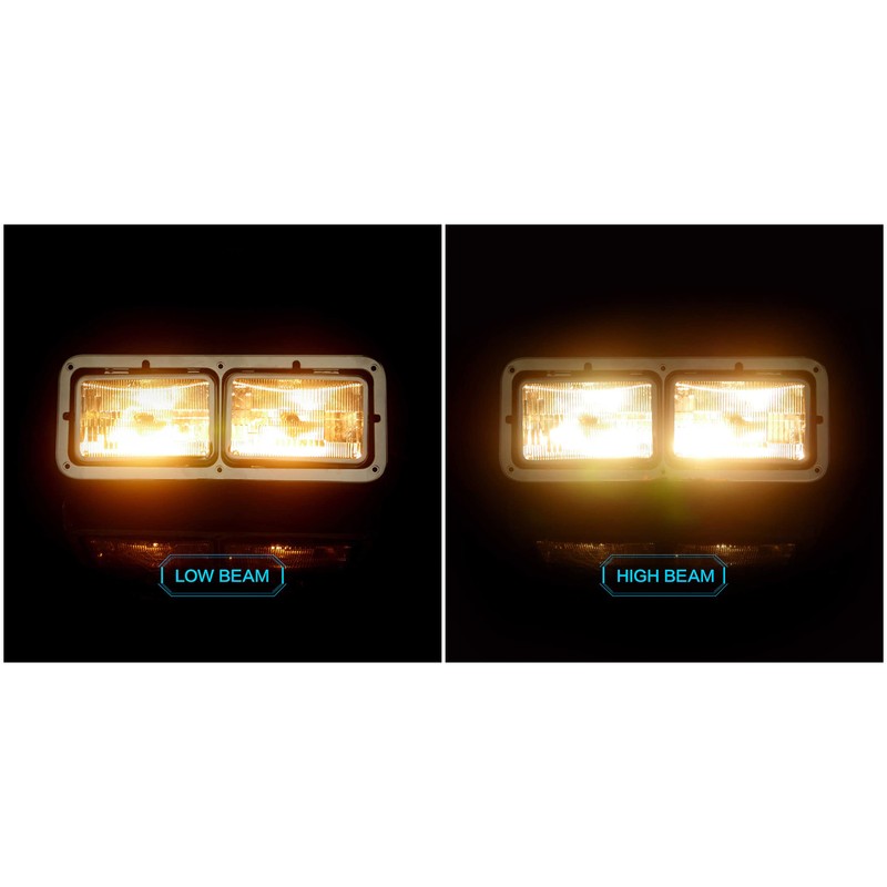 Headlight for PETERBILT 379, Driver and Passenger Side Headlights Headlamps