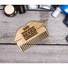 Wooden Beard Comb for Beard & Moustache Pocket Comb Dad